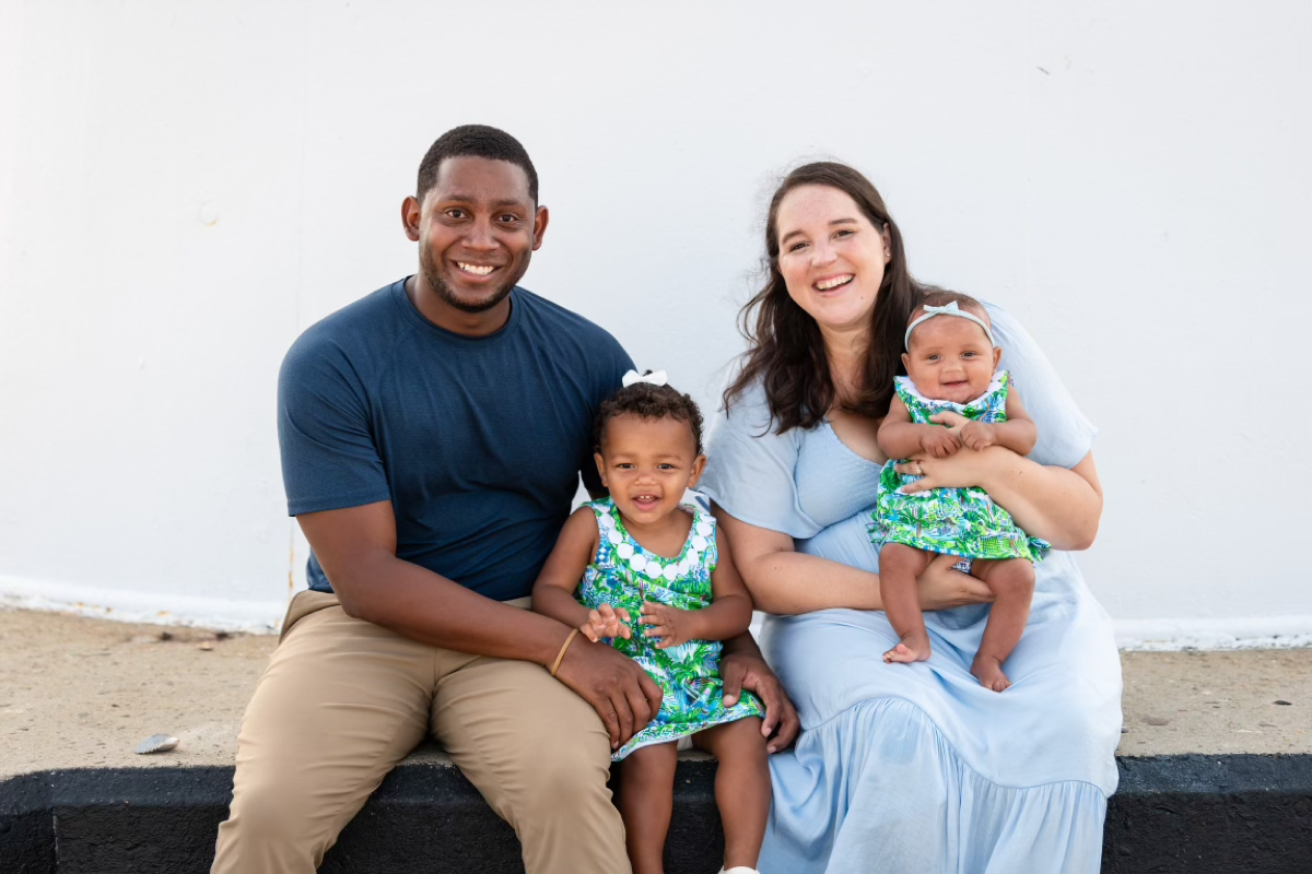 Lis Bluford with her family on Martha’s Vineyard